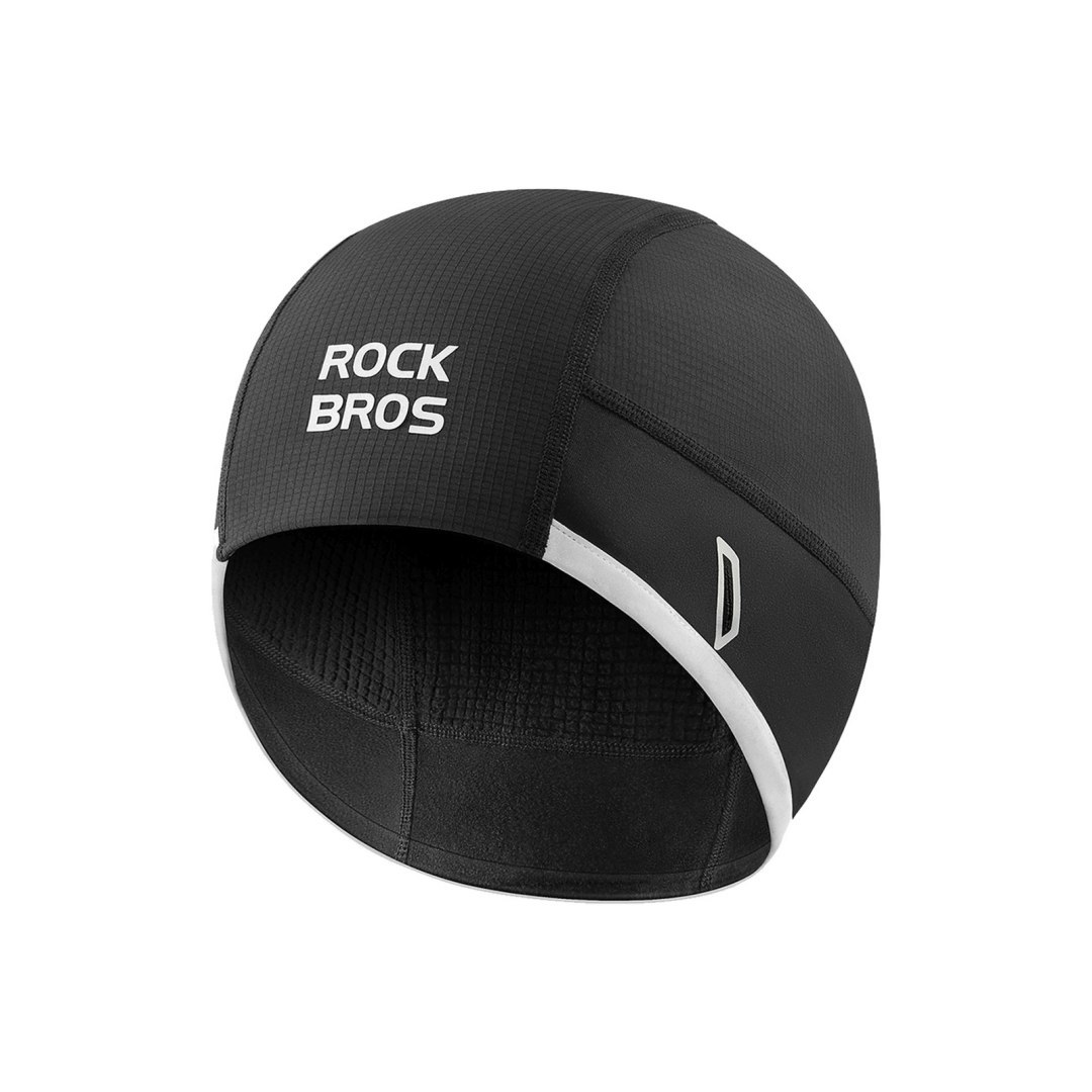 Czapka rowerowa zimowa wiatroodporna rozmiar 54-61 cm – czarna Czapka rowerowa zimowa wiatroodporna rozmiar 54-61 cm – czarna