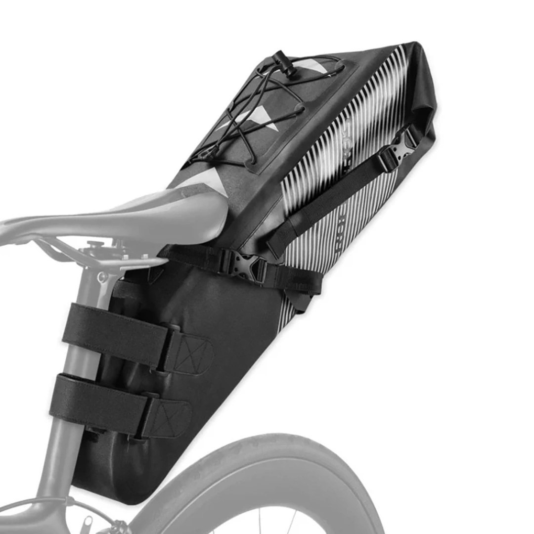 Torba rowerowa wodoodporna podsiodłowa 10L – czarny Torba rowerowa wodoodporna podsiodłowa 10L – czarny