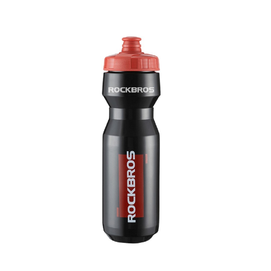 Bidon rowerowy butelka 750 ml – czarno czerwona Bidon rowerowy butelka 750 ml – czarno czerwona