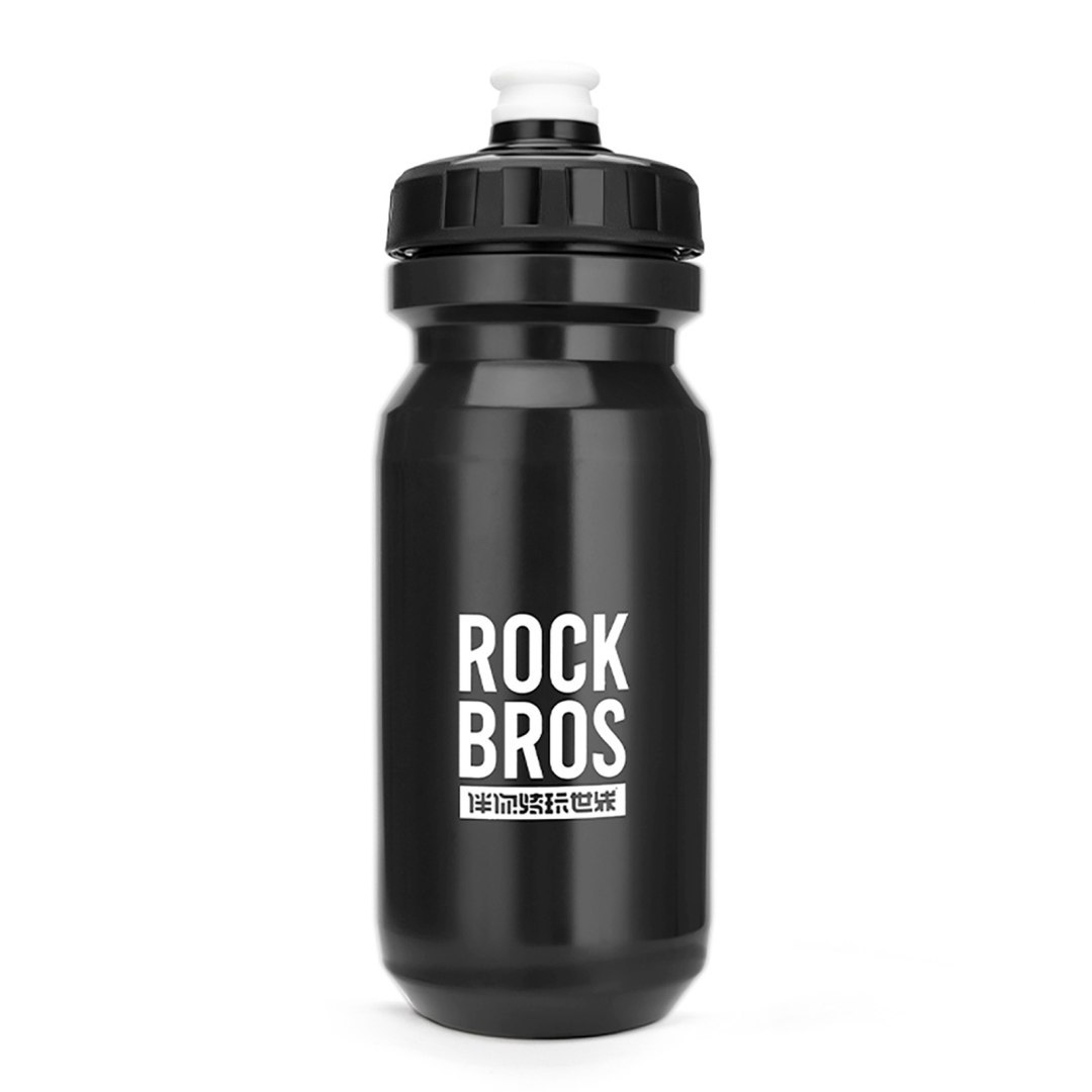 Bidon rowerowy butelka na wodę napoje 600 ml – czarny Bidon rowerowy butelka na wodę napoje 600 ml – czarny