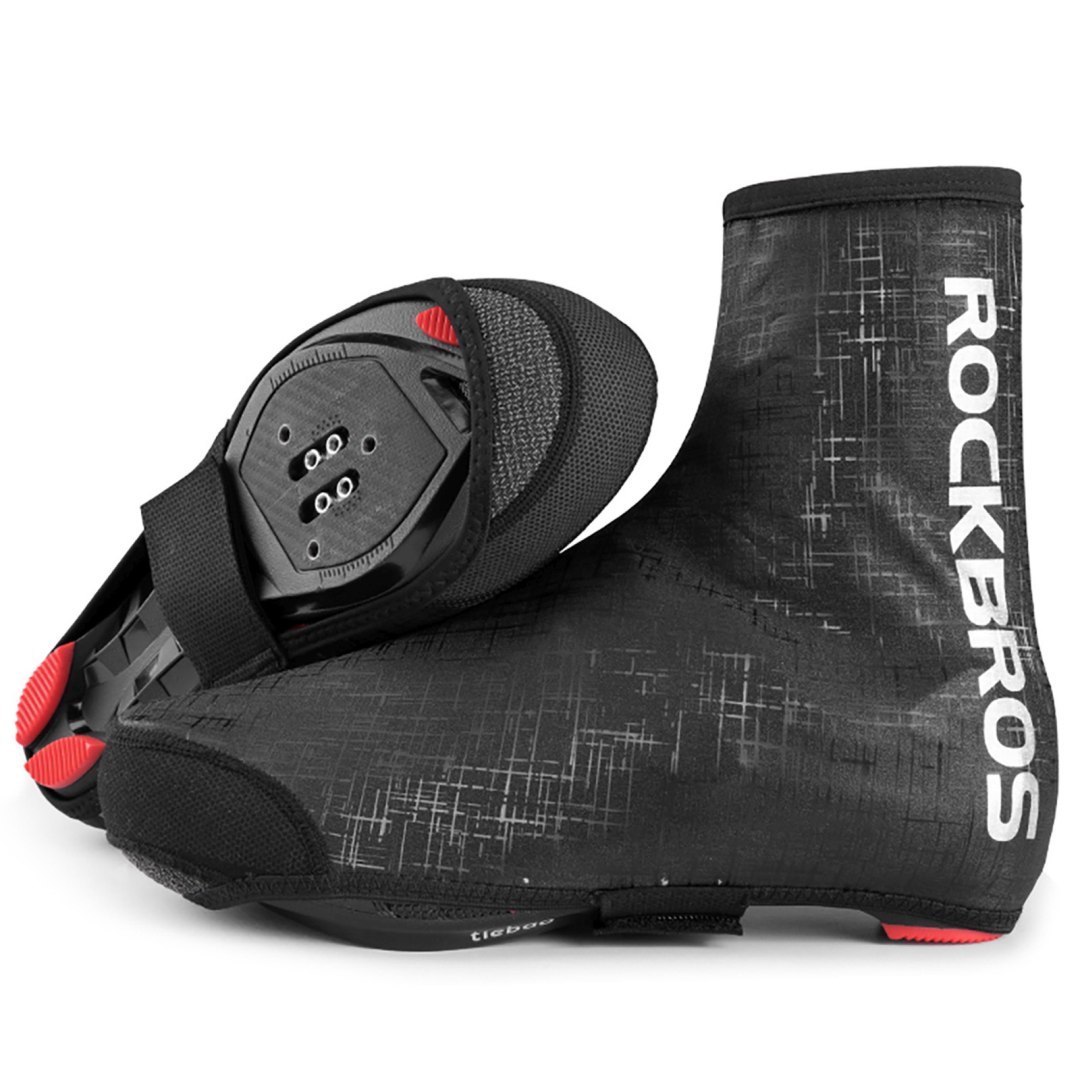 Ochraniacze na buty wiatroodporne wodoodporne 42-46 cm – czarne Ochraniacze na buty wiatroodporne wodoodporne 42-46 cm – czarne