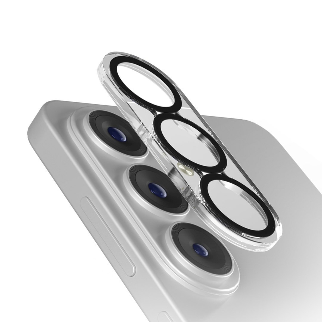 Szkło ochronne na tylną kamerę do Samsung Galaxy S26/S26 Plus z czarną ramką Szkło ochronne na tylną kamerę do Samsung Galaxy S26/S26 Plus z czarną ramką