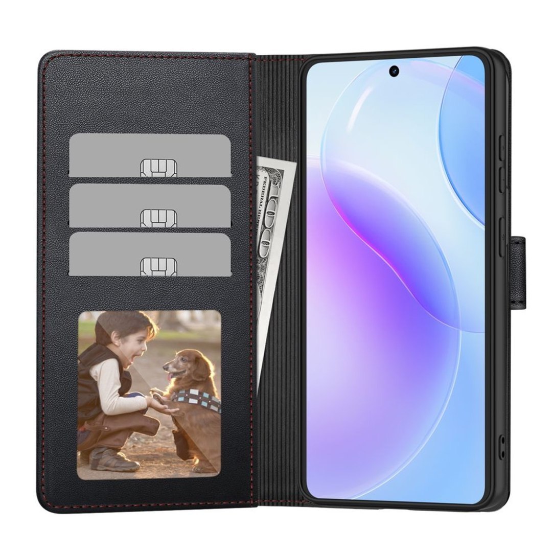 Etui futerał na Samsung Galaxy S26 Ultra Wallet – czarno czerwony