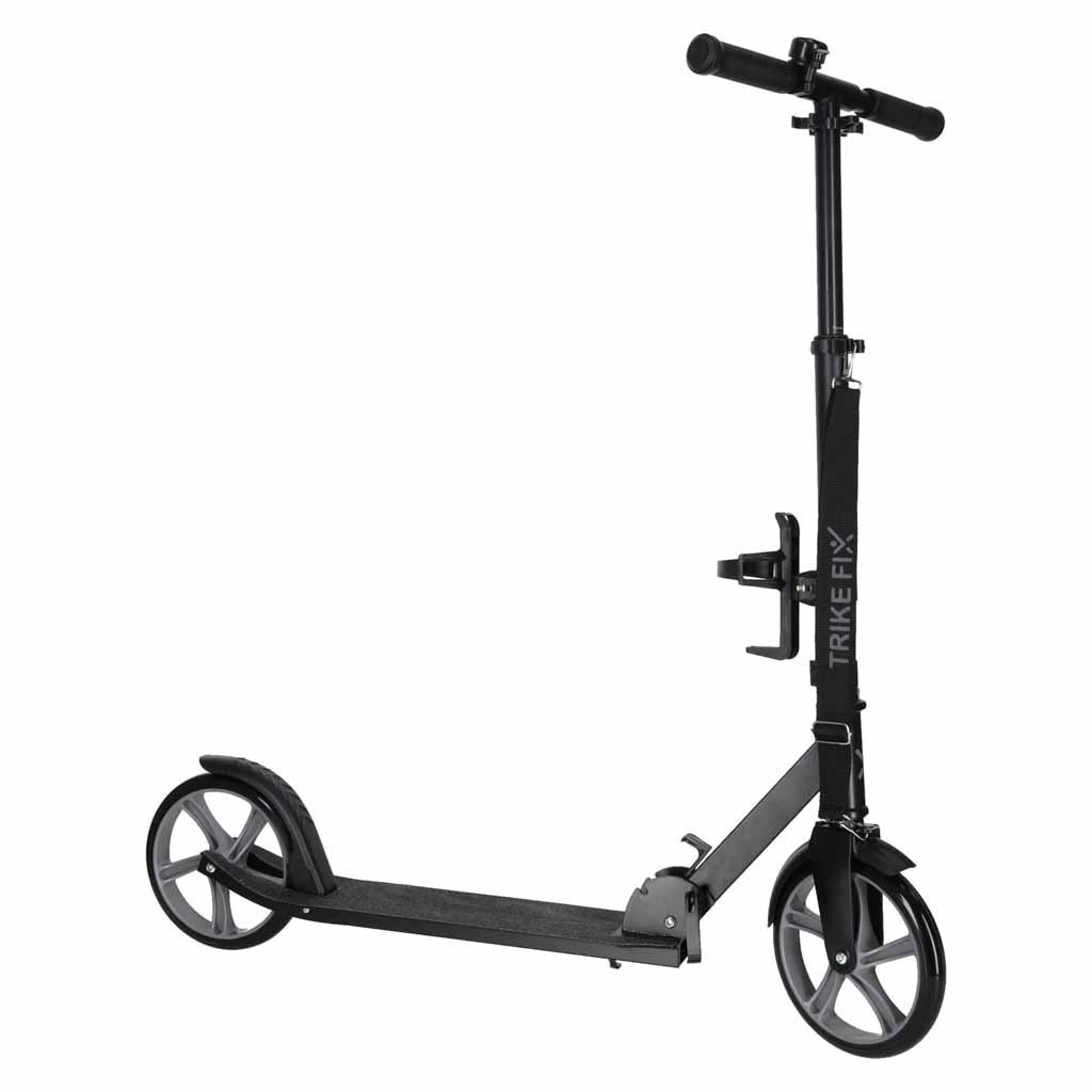 Hulajnoga miejska Trike Fix składana koła 200mm czarno-szara Hulajnoga miejska Trike Fix składana koła 200mm czarno-szara