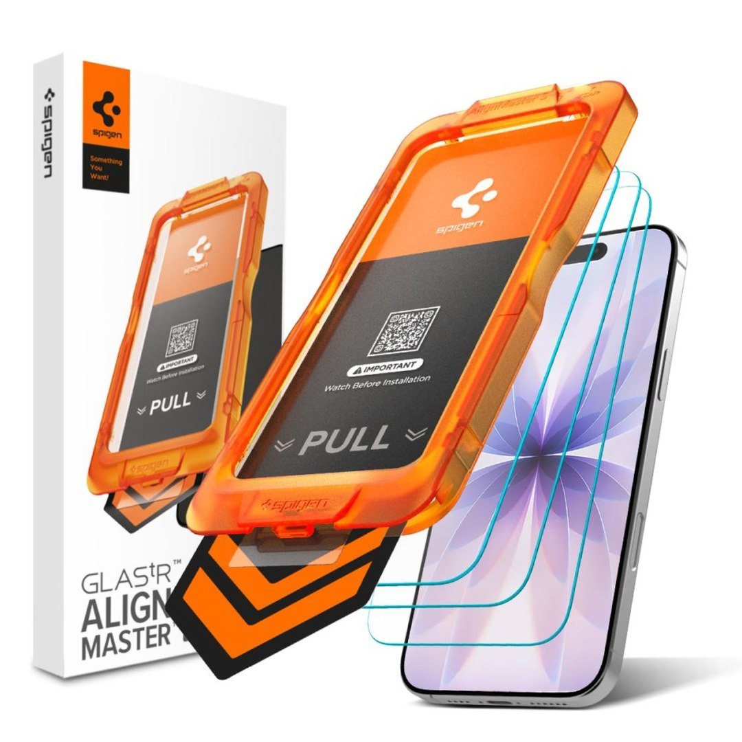 Szkło hartowane na iPhone 17 z aplikatorem Glas.tR AlignMaster Slim – 3 szt.