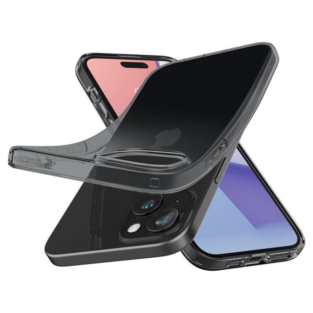 Etui pokrowiec na iPhone 15 Plus Crystal Flex – szaro przezroczysty Etui pokrowiec na iPhone 15 Plus Crystal Flex – szaro przezroczysty