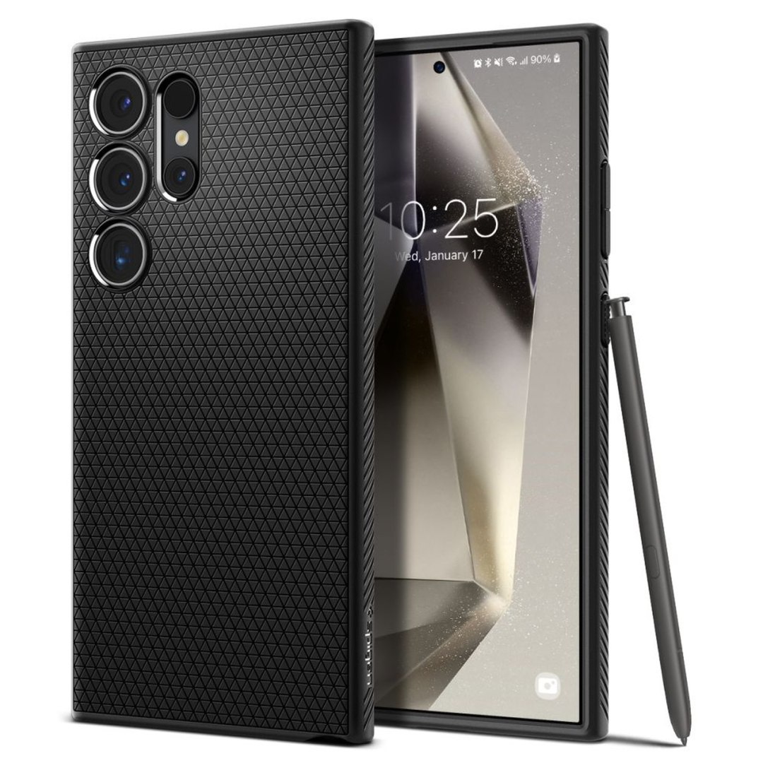 Etui pokrowiec na Samsung Galaxy S24 Ultra Liquid Air – czarny mat