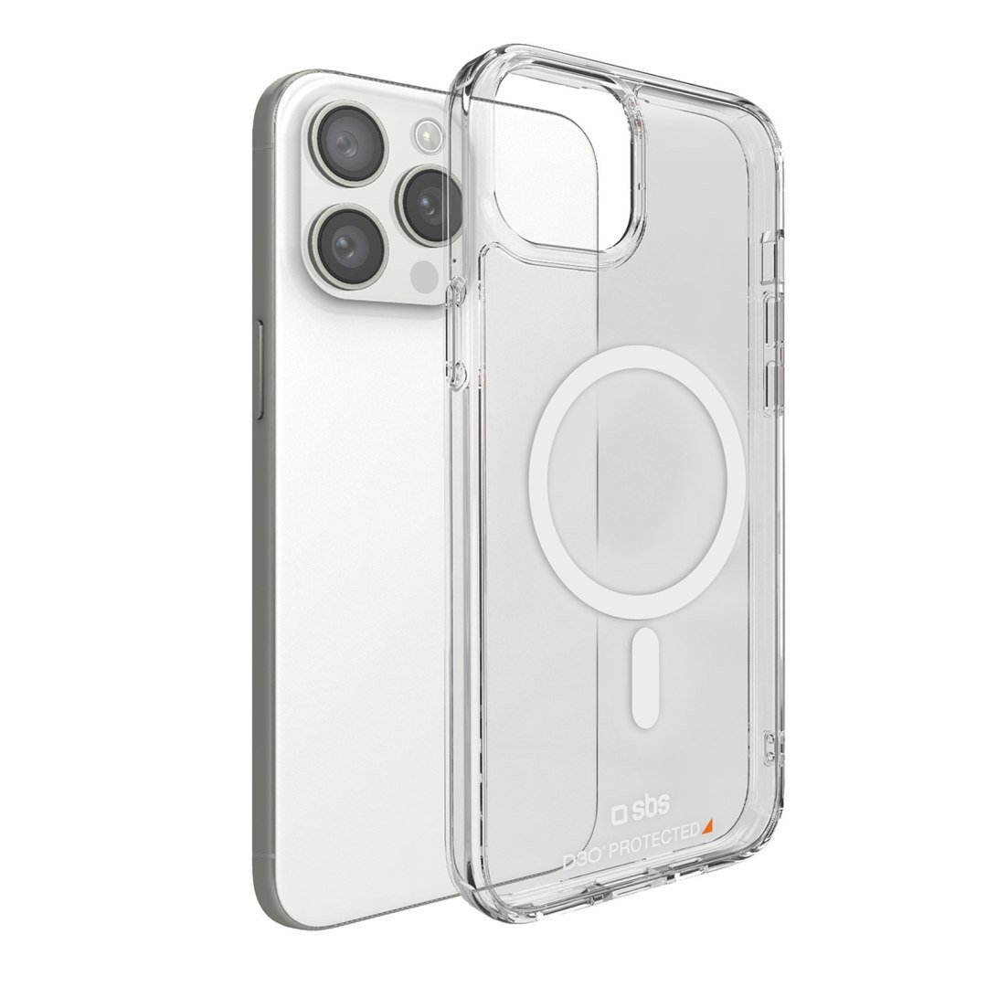 Etui pokrowiec do iPhone 15 Pro Max D3O MagSafe – przezroczysty