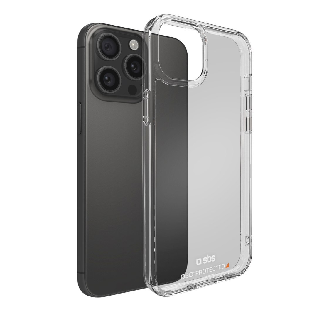 Etui pokrowiec do iPhone 15 Pro Max D3O – przezroczysty Etui pokrowiec do iPhone 15 Pro Max D3O – przezroczysty