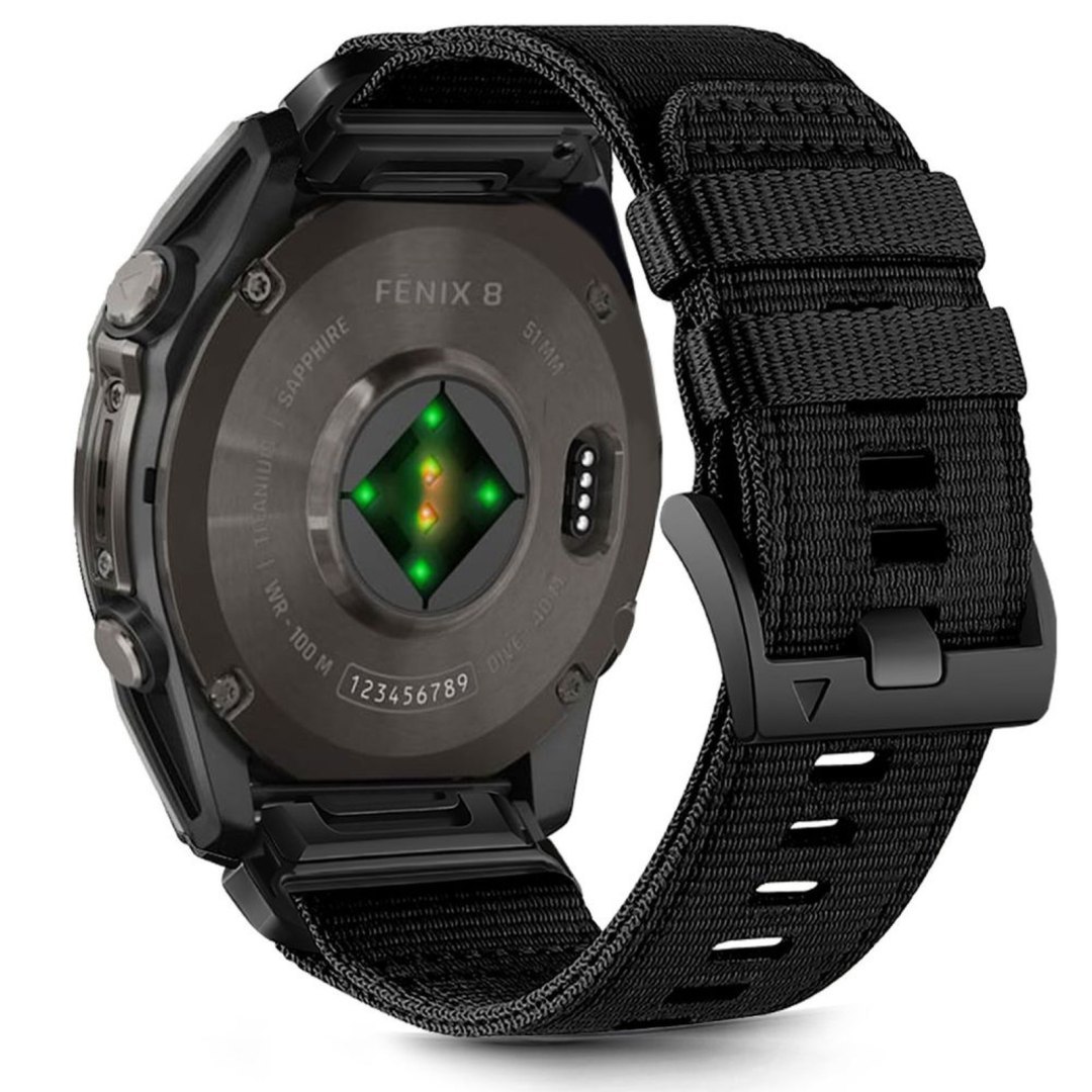 Pasek nylonowy na Garmin Fenix 51 mm Nylon – czarny
