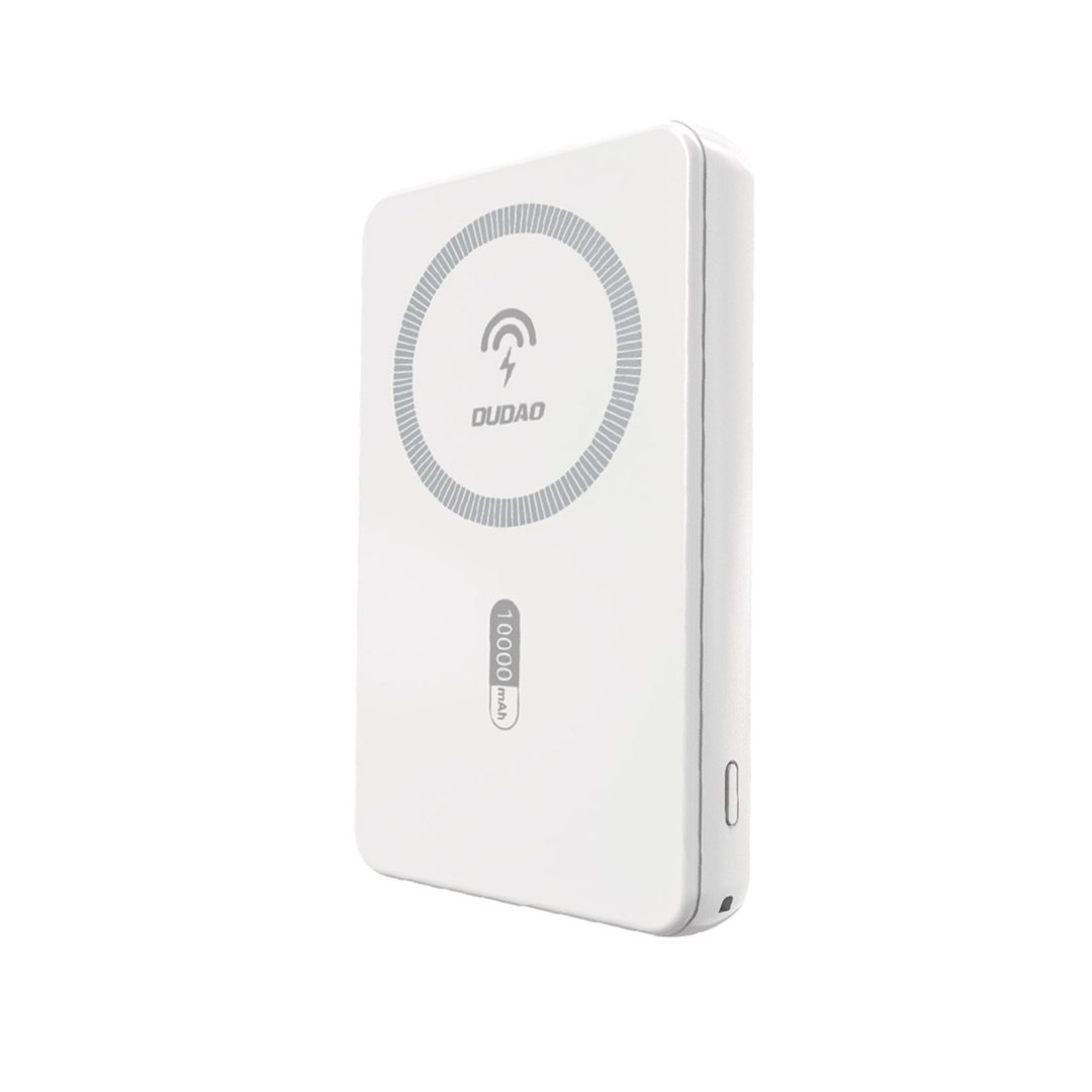 Powerbank magnetyczny K14S 5000mAh USB-A USB-C 20W – biały Powerbank magnetyczny K14S 5000mAh USB-A USB-C 20W – biały