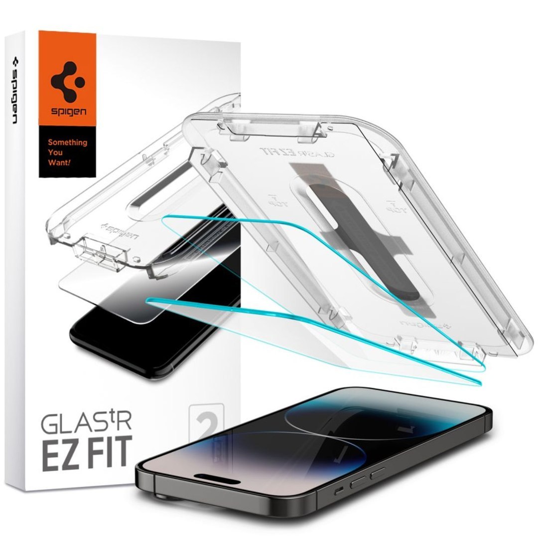 Szkło hartowane na iPhone 14 Pro z aplikatorem Glas.tR EZ Fit – 2 szt.