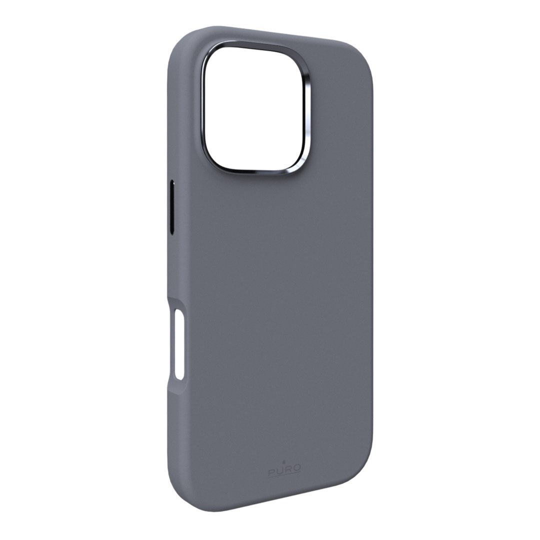 Etui silikonowe do iPhone 16 Pro Max Icon Mag Pro MagSafe – ciemnoszare