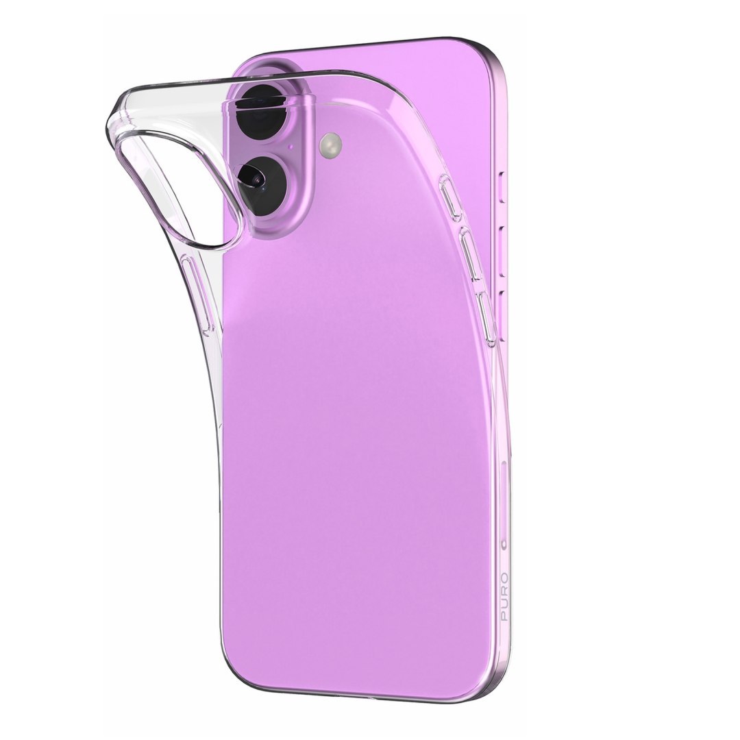 Etui silikonowe do iPhone 16 Plus 03 Nude – przezroczyste