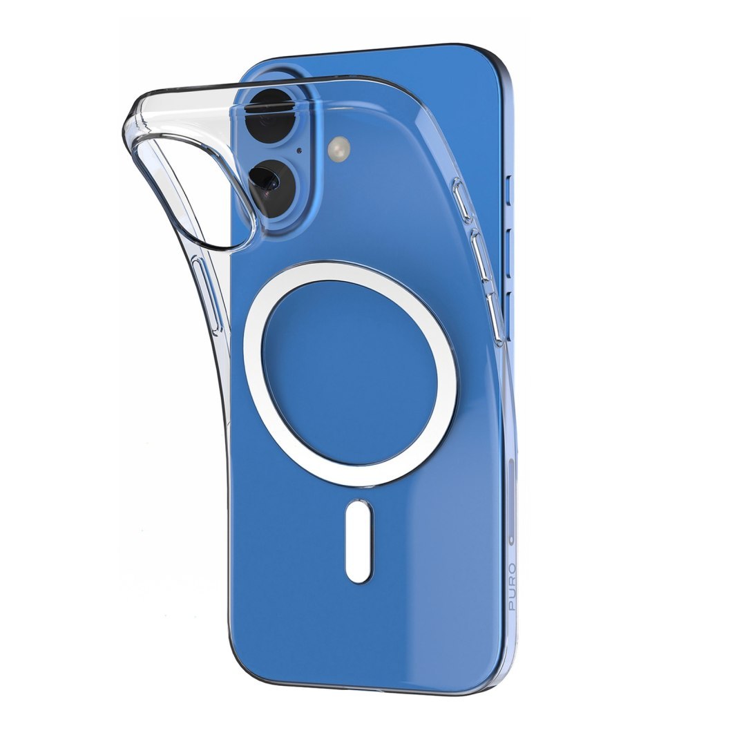 Etui silikonowe do iPhone 16 Plus 03 Mag MagSafe – przeroczyste