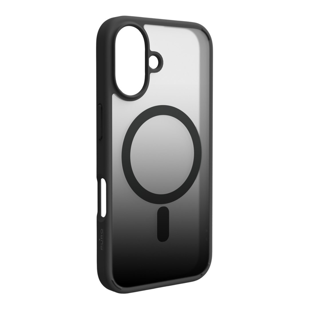 Etui silikonowe do iPhone 16 Gradient MagSafe – czarne