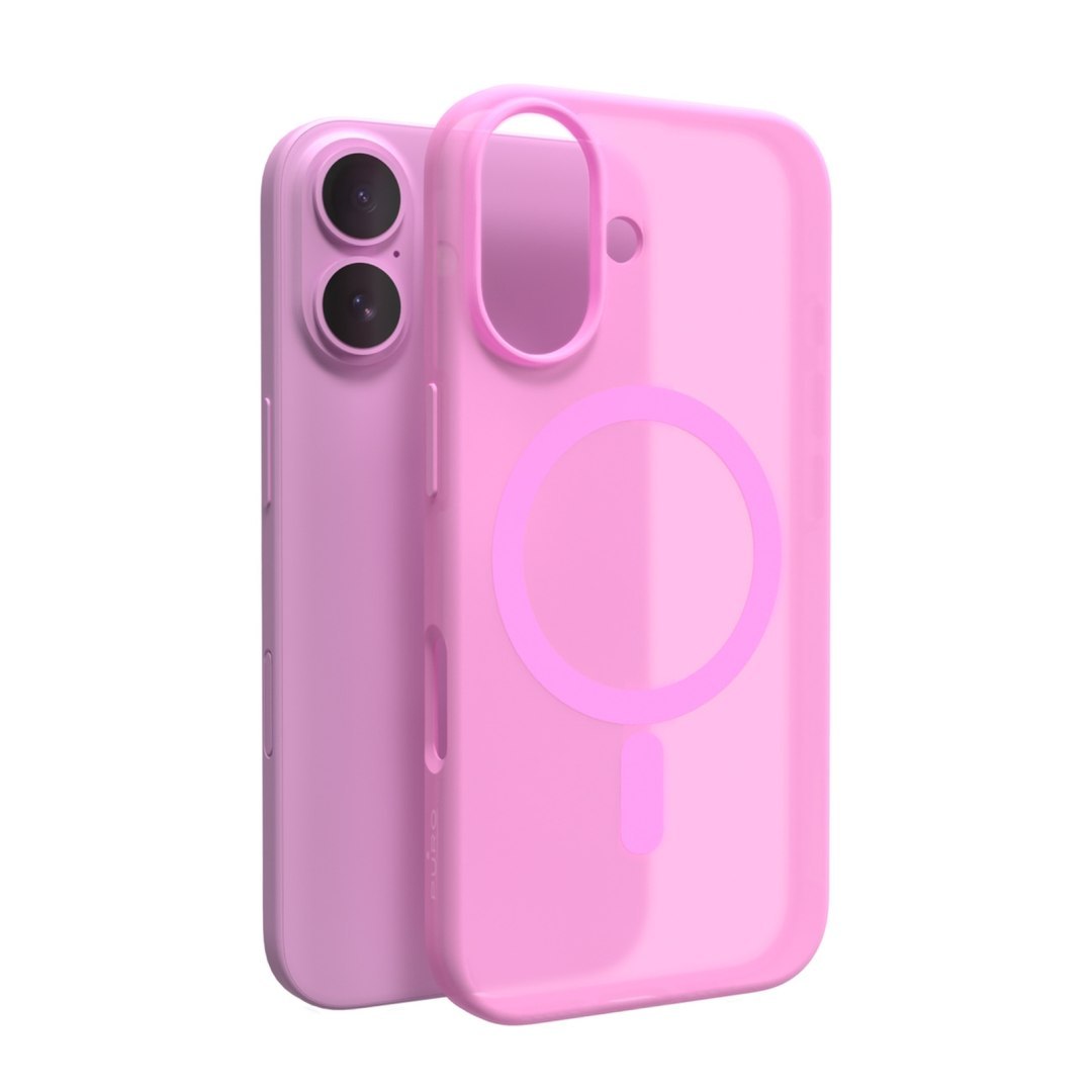 Etui silikonowe do iPhone 16 Daylight MagSafe – różowe