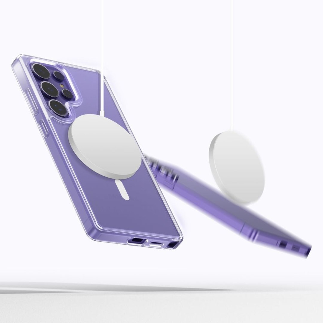 Etui pokrowiec na Samsung Galaxy S25 Ultra FlexAir Hybrid MagSafe – przezroczysty