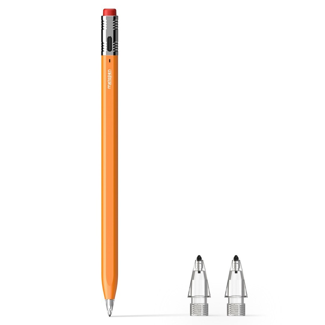 Rysik do iPada 3 końcówki USB-C Pencil Air8 Pro X – pomarańczowy Rysik do iPada 3 końcówki USB-C Pencil Air8 Pro X – pomarańczowy