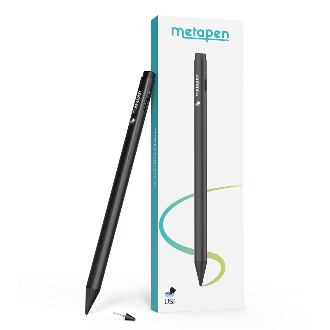 Rysik do urządzeń dotykowych USB-C Pen G1 – czarny