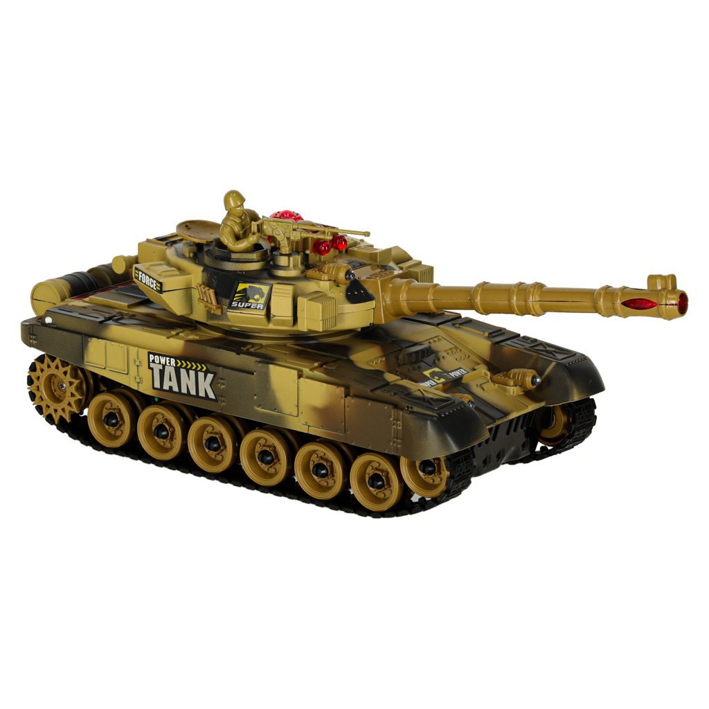 Czołg zdalnie sterowany na pilota RC War Tank 9993 2.4 GHz pustynny Czołg zdalnie sterowany na pilota RC War Tank 9993 2.4 GHz pustynny