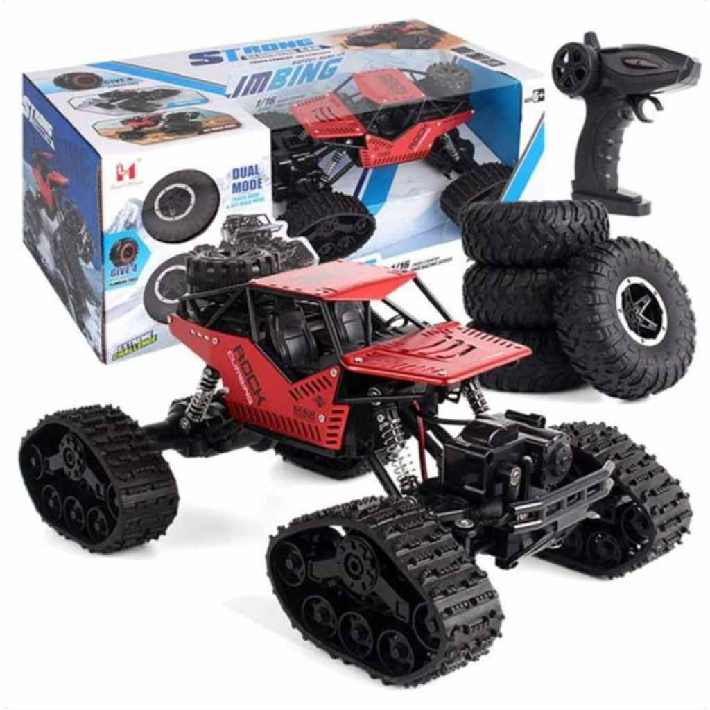 Samochód zdalnie sterowany na pilota RC Rock Crawler 4×4 LHC012 auto 2w1 czerwony Samochód zdalnie sterowany na pilota RC Rock Crawler 4×4 LHC012 auto 2w1 czerwony