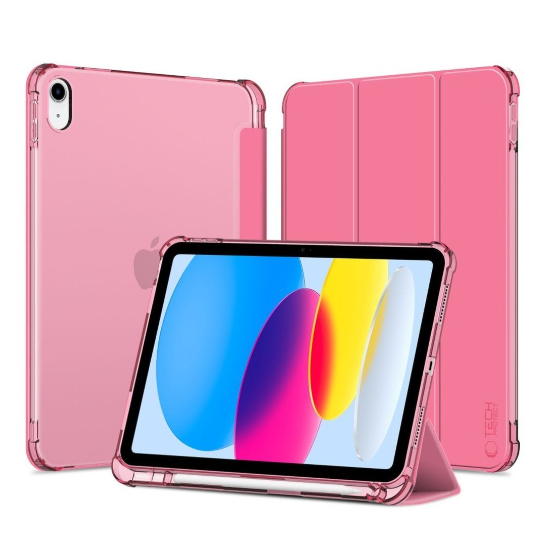 Etui pokrowiec na iPad 10 / 2022 SC Pen Hybrid – różowo przezroczyste Etui pokrowiec na iPad 10 / 2022 SC Pen Hybrid – różowo przezroczyste