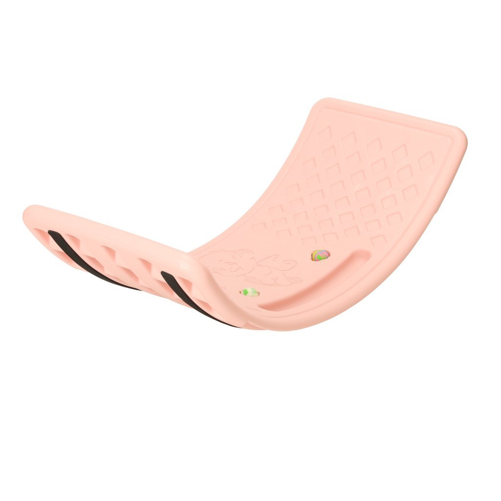Deska do balansowania bujak dla dzieci 67×29 cm antypoślizgowa różowa Deska do balansowania bujak dla dzieci 67×29 cm antypoślizgowa różowa