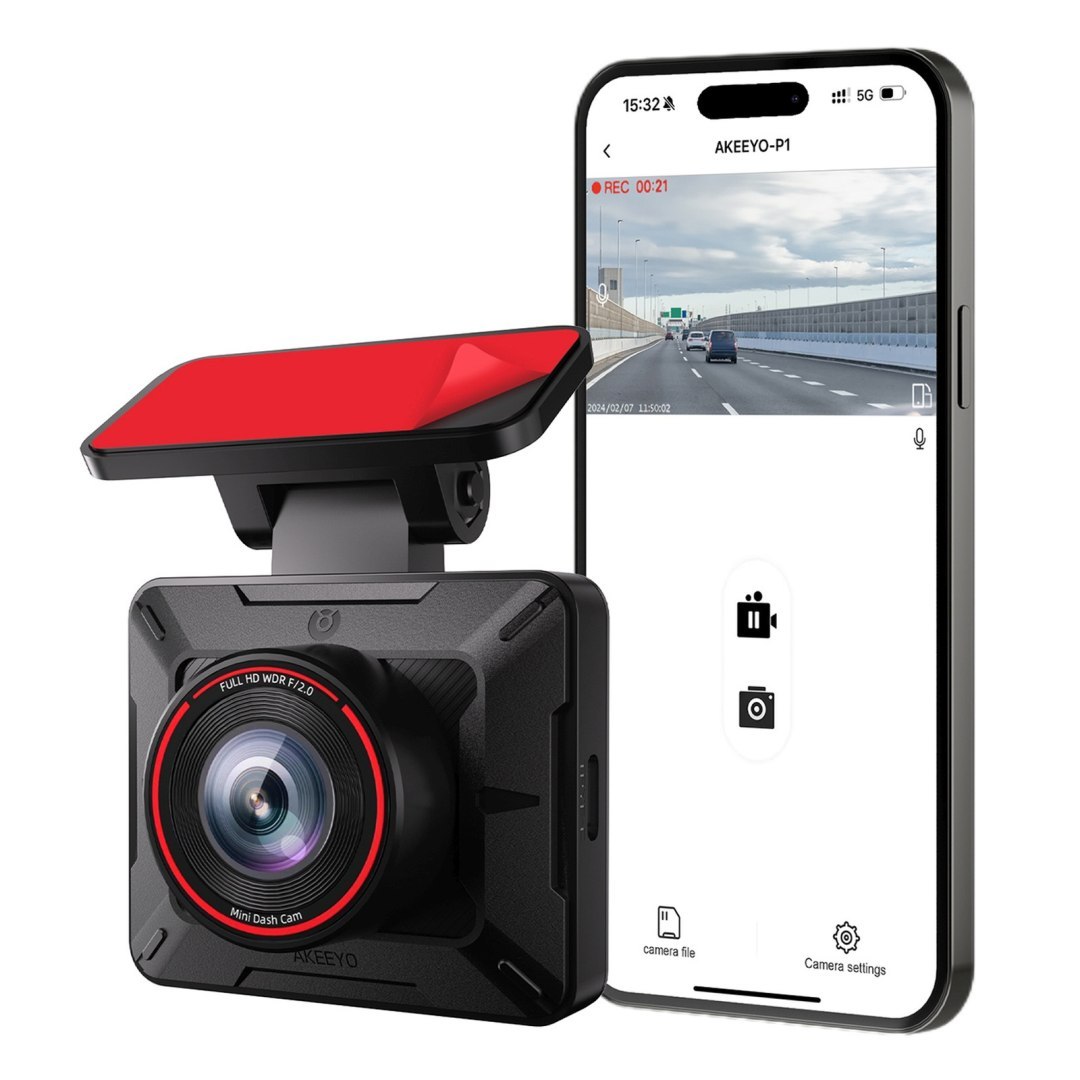 Kamera samochodowa wideorejestrator P1 FullHD 30fps – czarna Kamera samochodowa wideorejestrator P1 FullHD 30fps – czarna