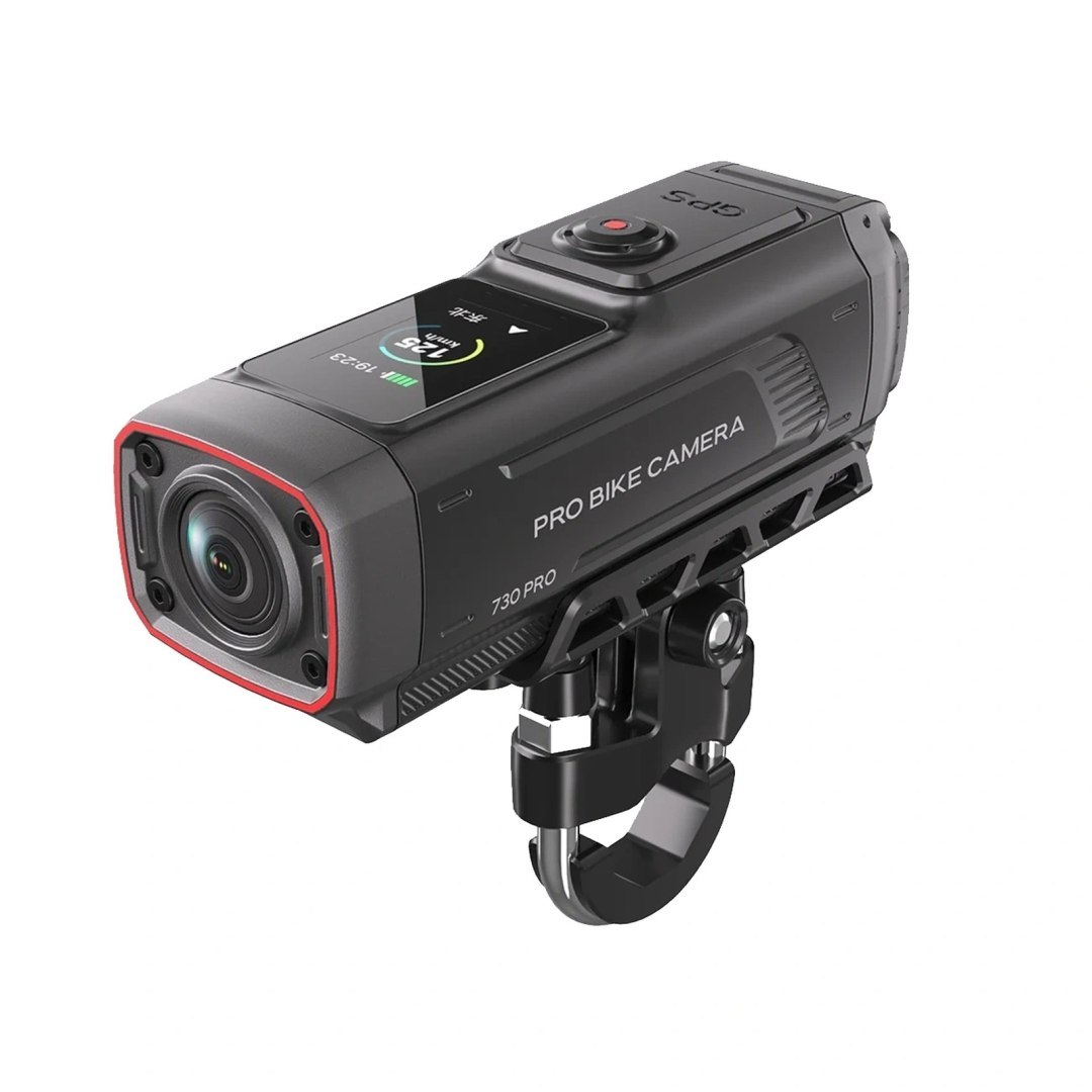 Kamera sportowa wideorejestrator 4K na kierownicę rower motocykl 730Pro – czarna