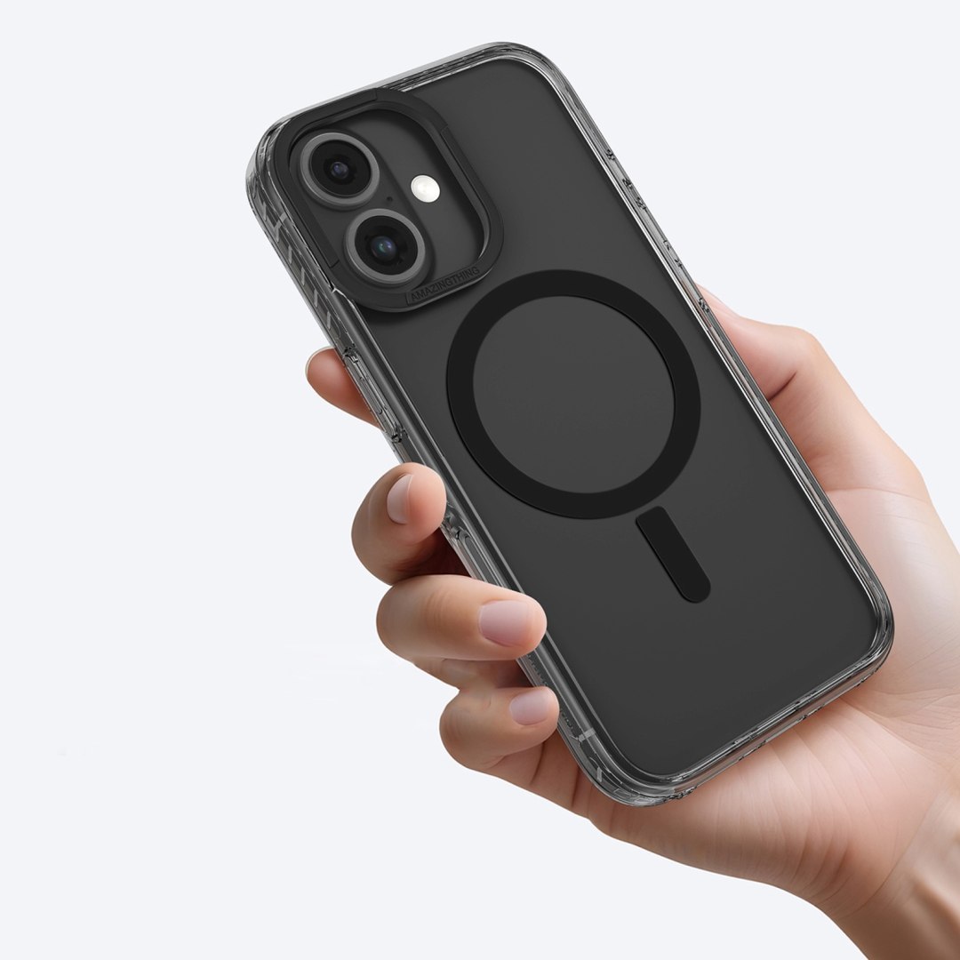Etui silikonowe z pierścieniem magnetycznym do iPhone 16 Titan Pro Mag Case – czarne Etui silikonowe z pierścieniem magnetycznym do iPhone 16 Titan Pro Mag Case – czarne