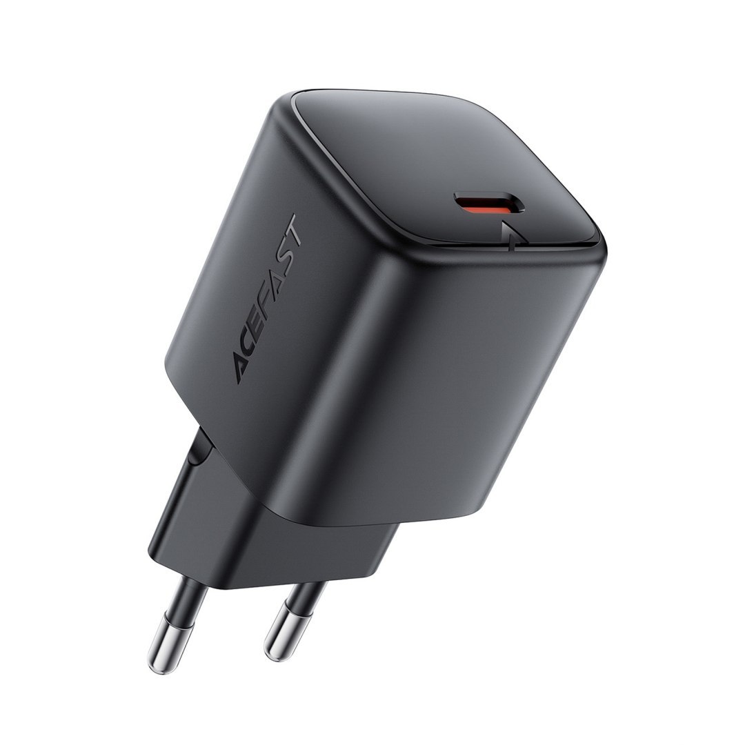 Ładowarka sieciowa USB-C GaN PD 45W – czarna