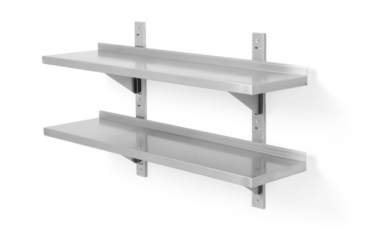 Półka wisząca przestawna podwójna 100cm – Hendi 811726 Półka wisząca przestawna podwójna 100cm – Hendi 811726