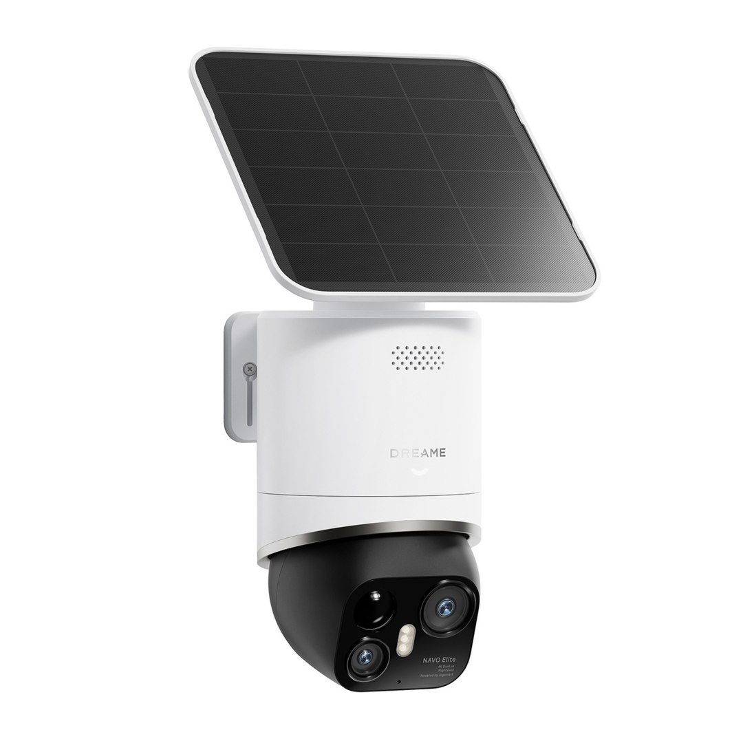 Kamera zewnętrzna 360 z panelem solarnym 4K 8MP 2.4GHz WiFi 13000mAh – biała Kamera zewnętrzna 360 z panelem solarnym 4K 8MP 2.4GHz WiFi 13000mAh – biała