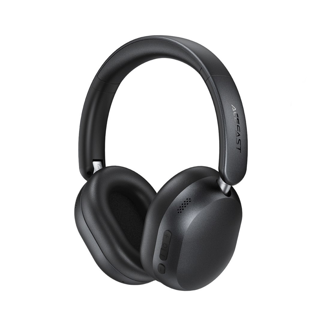 Słuchawki bezprzewodowe nauszne z ANC Bluetooth – czarne