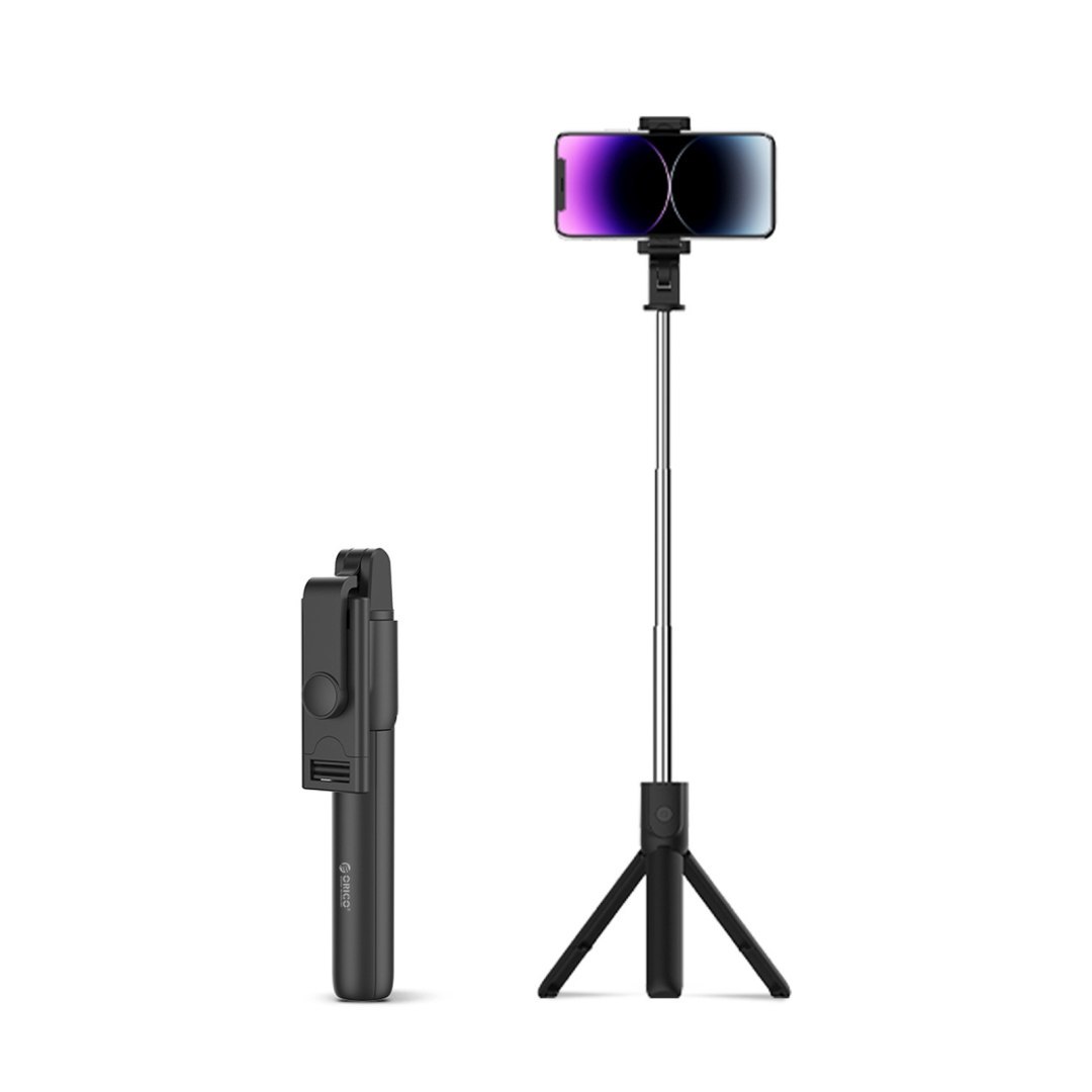 Selfie stick mini tripod do zdjęć Bluetooth 360 stopni – czarny Selfie stick mini tripod do zdjęć Bluetooth 360 stopni – czarny
