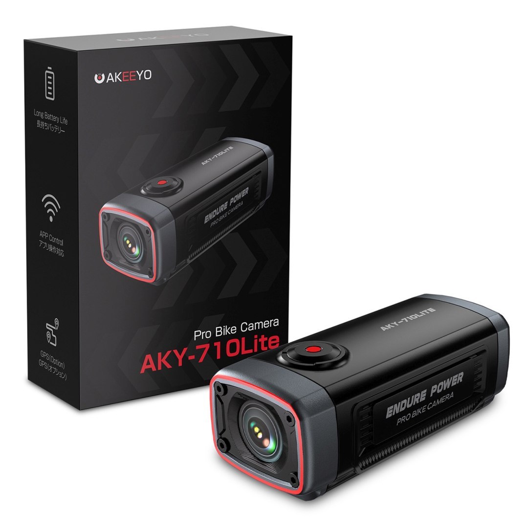 Kamera sportowa wideorejestrator na kierownicę roweru 710 Lite 1080P – czarna