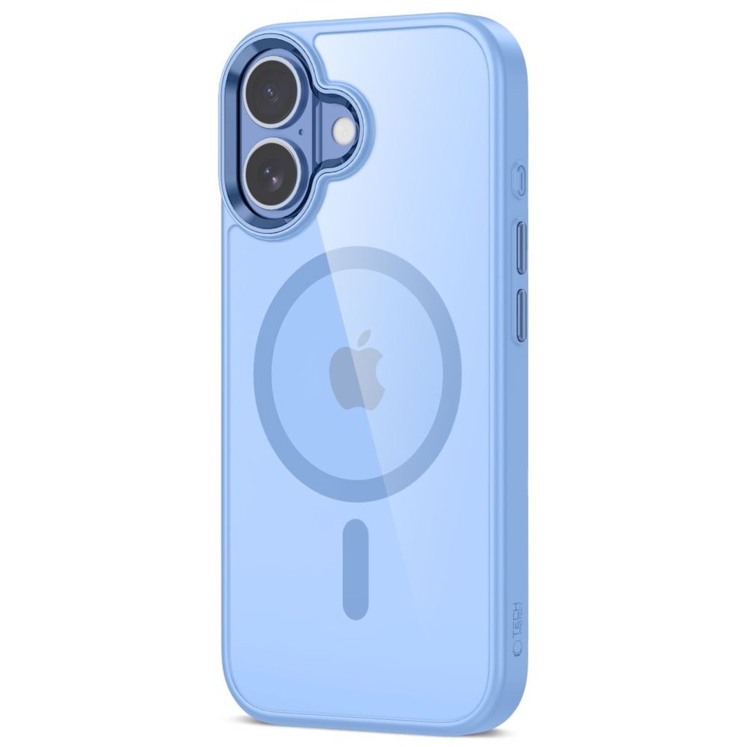 Etui pokrowiec na iPhone 17 MagMat MagSafe – przezroczysto niebieski