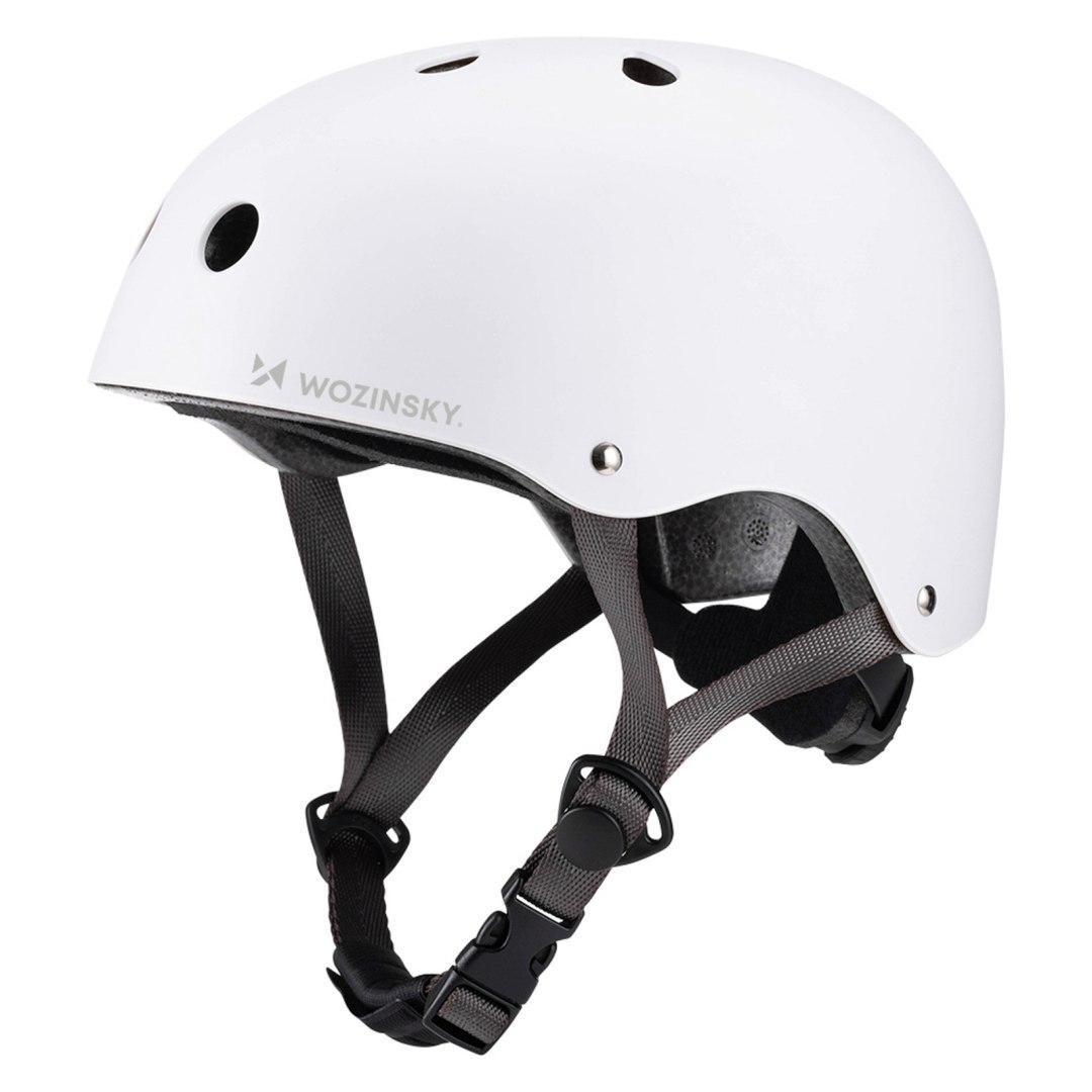 Kask rowerowy BMX hulajnoga lekki 48-52 cm – biały Kask rowerowy BMX hulajnoga lekki 48-52 cm – biały