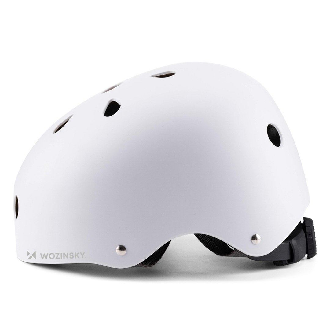 Kask rowerowy BMX hulajnoga lekki 48-52 cm – biały Kask rowerowy BMX hulajnoga lekki 48-52 cm – biały