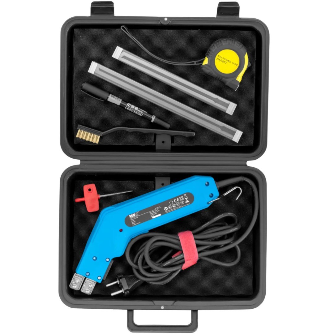 Maszyna do cięcia styropianu z nożem termicznym dł. 1350 mm gł. 320 mm 200 W – zestaw