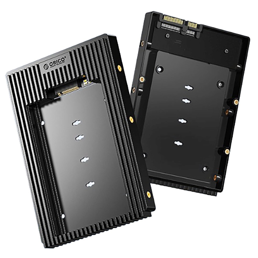 Adapter przejściówka na dysk M.2 NGFF na 3.5” – czarna Adapter przejściówka na dysk M.2 NGFF na 3.5” – czarna