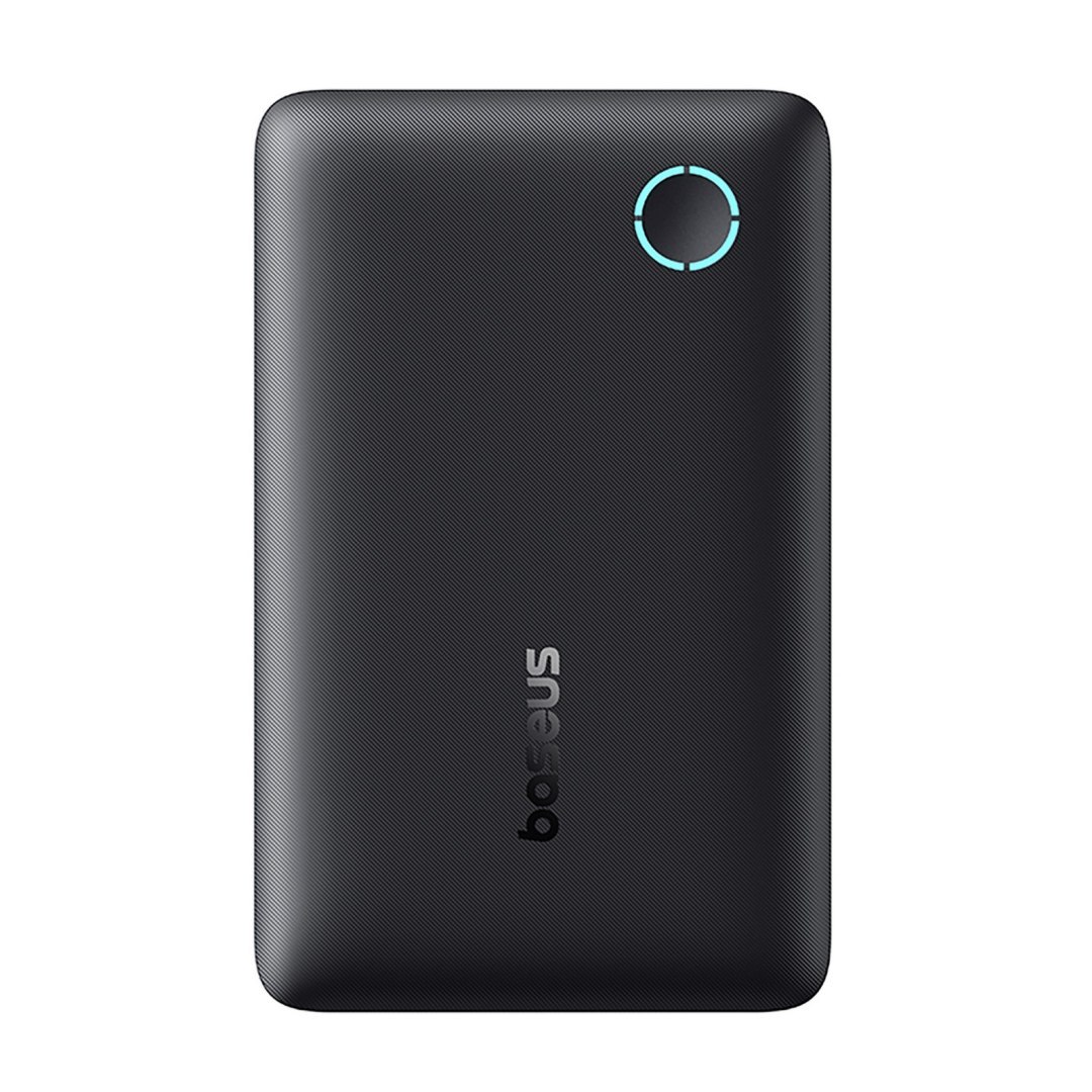 Powerbank 10000mAh 15W EnerFill FP11 z kablem USB-C 20V 3A 30cm – czarny