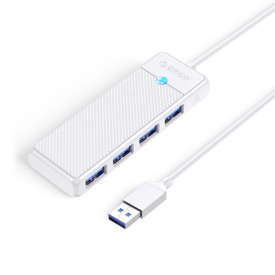 HUB rozdzielacz 4-portowy USB-A 1.8 m – biały HUB rozdzielacz 4-portowy USB-A 1.8 m – biały