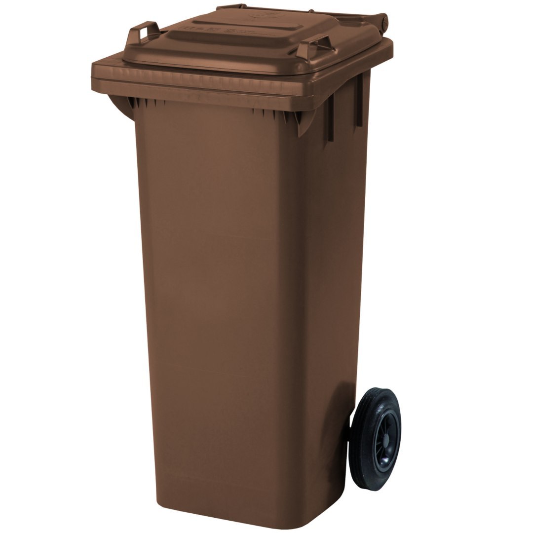 Pojemnik kosz kubeł na BIO odpady śmieci EUROPLAST 80L brązowy Pojemnik kosz kubeł na BIO odpady śmieci EUROPLAST 80L brązowy