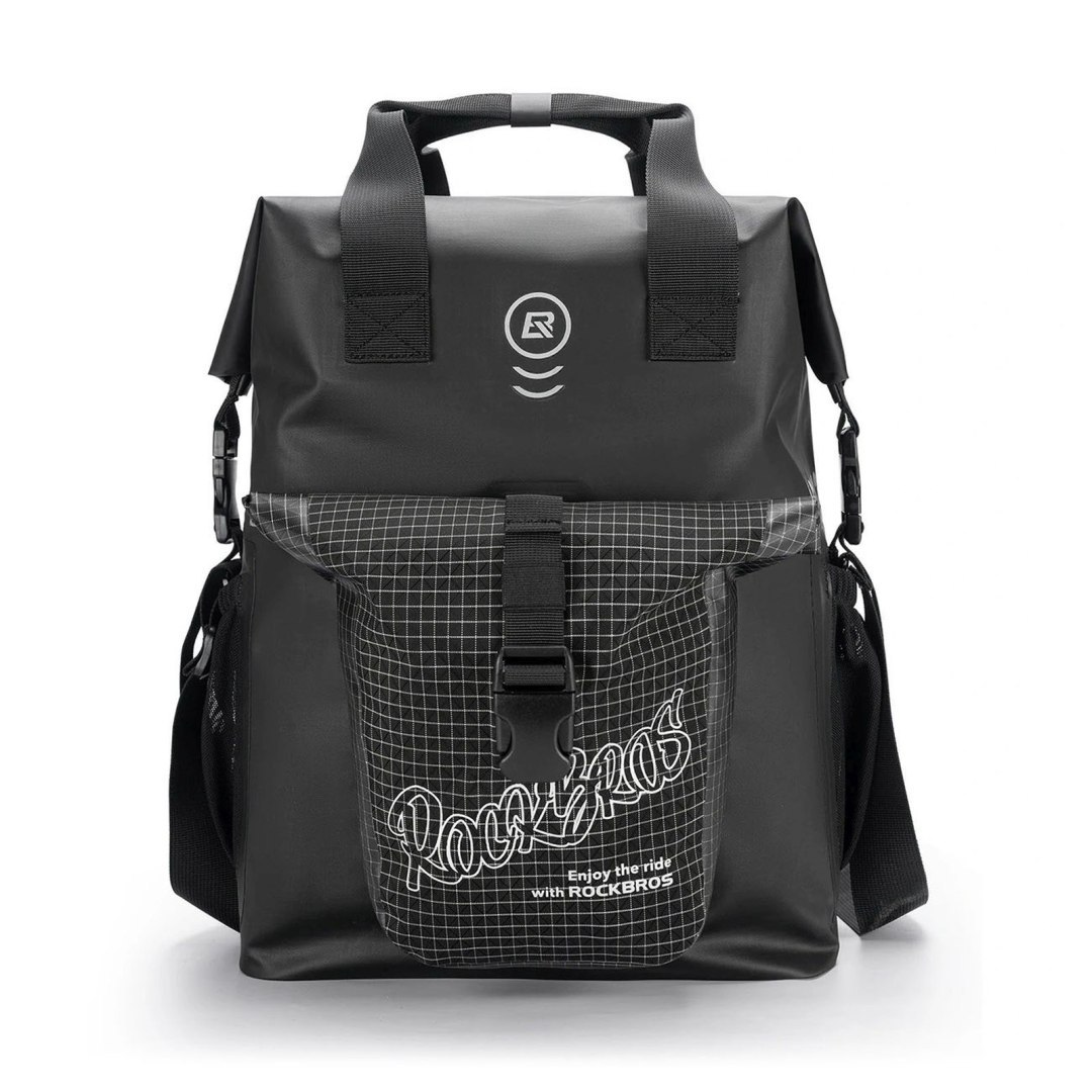 Torba rowerowa na kierownicę do roweru składanego Brompton 18 l – czarna