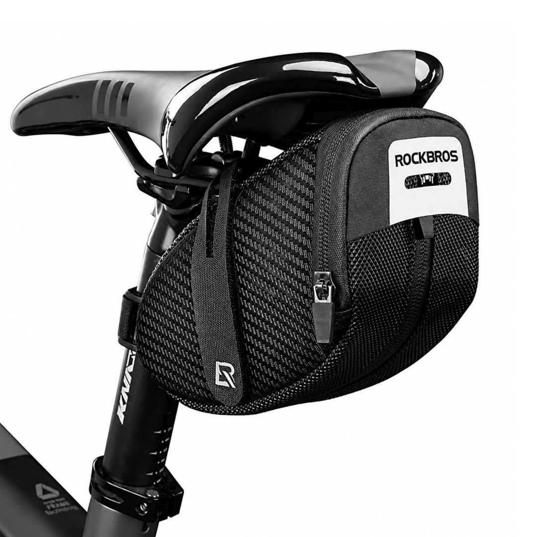Torba rowerowa podsiodłowa 0.75 l – czarna