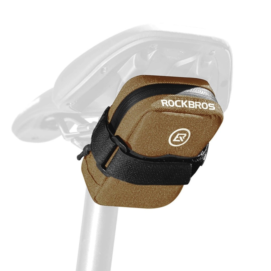 Torba rowerowa podsiodłowa 0.35 l – brązowa