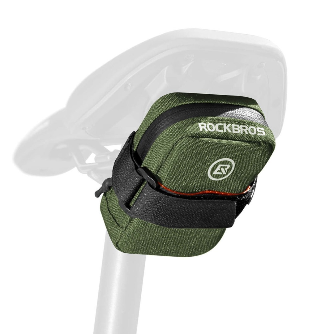 Torba rowerowa podsiodłowa 0.35 l – zielona Torba rowerowa podsiodłowa 0.35 l – zielona