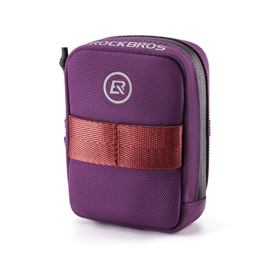 Torba rowerowa podsiodłowa 0.35 l – fioletowa